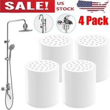 4 Pack 20 Stage Shower Filter Replacement Cartridge Shower Filter for Hard Water picture