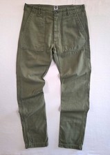 Tellason Fatigue Pants Size 33x34 Green Military Style Straight Leg  picture