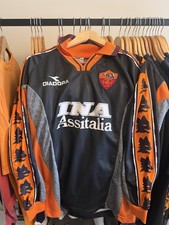 Vintage Roma 1998-99 Long Sleeve Jersey Kit Alternative picture