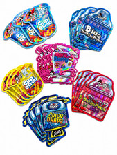 3.5g Smell Proof Mixed Holographic Candy Mylar Bags Resealable Pouches 25-100pcs picture