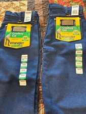 Wrangler Cowboy Cut 2 Pair Jeans Slim Fit Stretch 30 x 32 picture