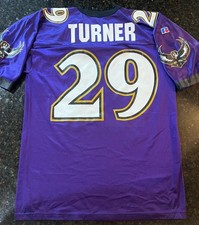 VTG Eric Turner Baltimore Ravens Russell Athletic Jersey Mens Size 48 USA picture