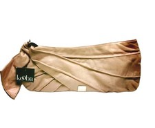 KOOBA Clutch 1980 Vintage Leather Bag Belgium Vintage Modern Sleek Womens  picture