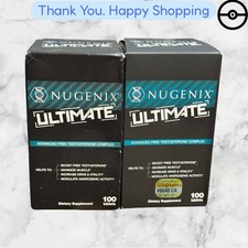 LOT OF 2 NUGENIX ULTIMATE ADVANCED COMPLEX 100 TABLETS - NEW- EXP 02/2027-2028 picture