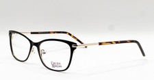 Chelsea Morgan CM 8000 BK Black Rectangle Authentic Eyeglass Frames 53-17 picture