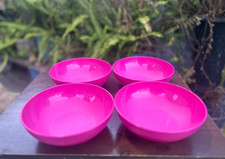 Tupperware Open House Cereal Bowls Set Of 4 Fuschia 700ml New picture