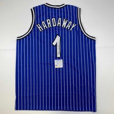 Autographed/Signed Anfernee Penny Hardaway Orlando Blue Jersey PSA/DNA COA picture