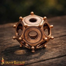Lord of Battles Bronze Dodecahedron Hand Cast Roman Artifact Not Printed picture
