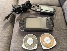 Sony PSP 2001 64MB Handheld System -  Piano Black With Games picture