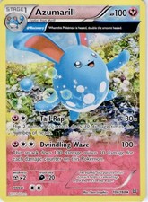 Azumarill 104/160 Holo Rare Primal Clash Pokemon Lightly Played picture