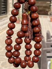Antique Germany Cherry Amber 33 سبحة مسكي الماني انتيك جلاكسي خراطة باكستاني picture