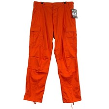 NWT Rothco BDU Tactical Cargo Pant Blaze Orange •Large• Regular Hunting Gorpcore picture
