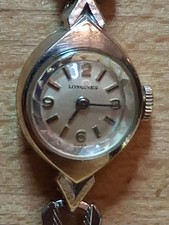 Vintage Ladies Longines 10K GFP Mechanical Watch Strech Bracelet picture