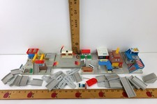 Vintage Galoob Lot of Hiways & Biways Micro Machines w/Accessories picture