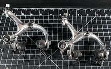 NOS New Shimano 600 BR-6208 Caliper Brakes Set Silver Road Bike Vintage Japan picture
