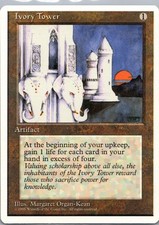 Ivory Tower Rare Fourth Edition Magic: The Gathering NM picture