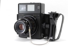 【N MINT】Mamiya Universal Press Camera Sekor P 127mm f/4.7 6x9 Polaroid Black picture