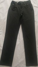 NWT GLORIA VANDERBILT GREY AMANDA SLIM KNIT PONTE TAPERED LEG HIGH RISE PANTS 6 picture