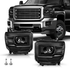 Headlight Assembly For 2014-2018 GMC Sierra 1500 Non LED DRL Model picture