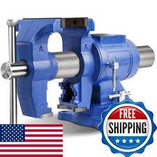 Forward DT100 4 Inch Bench Vise with 360° Swivel Base picture