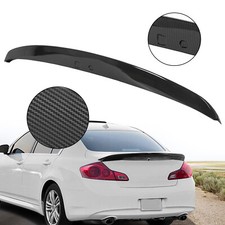 For Infiniti G25 G35 G37 Q40 07-15 2010 JDM Rear Trunk Wing Spoiler Carbon Look picture