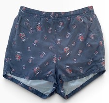 BRENTWOOD SWIM 'N' PLAY TOGS Vintage 60s Men's Nautical Swim Suit Trunks Sz 32 picture