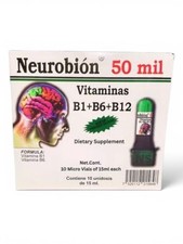 Neurobion 50 Mil - 10 VIALES. 15ml. Vitaminas B1+B6+B12 picture