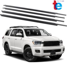 For Toyota Sequoia 2008-2020 4 PCS SET Door Belt Molding Weatherstrip picture