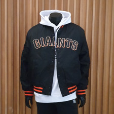 New Era MLB San Francisco Giants Stadium Mens Nylon Bomber Varsity Jacket Asian picture