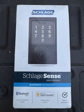 Schlage Sense BE479AA CEN 622 Smart Deadbolt Century Matte Black HomeKit picture
