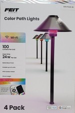 Feit Electric Color Path Lights 4 pack Multi-colored 18