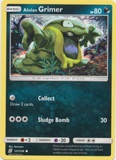 Alolan Grimer - 127/236 - Common (Near Mint) Unified Minds - Darkness Pokémon picture