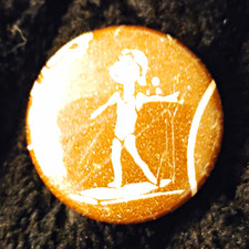 vintage Kellogg's PEP Cereal Premium pinback button. During the 1940s picture