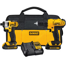 Dewalt 20V Drill & Impact Driver Combo Kit with Case DCK240C2, New in Box picture