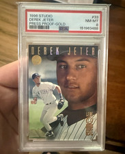 Leaf 1996 Leaf Studio Derek Jeter #33 Press Proof Gold /500 Yankees picture
