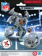 Authentic Crossover Licensed NFL Transformers Collaborative Figure NIB picture