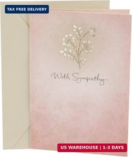 Hallmark Sympathy Greeting Card (Laser Flower) picture