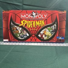 2002 Spiderman Monopoly Collector's Ed. Complete- Ships free picture