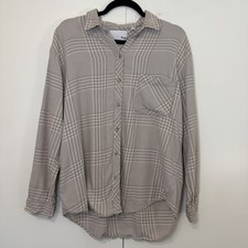 Tan Wilfred Free Aritzia Button Down Women’s Size M picture