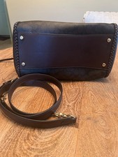 Coach Rowan Large Satchel Bag In Signature Canvas With Fringe picture