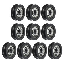 10Set U625ZZ Nylon Pulley U-Groove Ball Bearing U Groove Roller Wheel picture