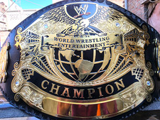 UNDISPUTED OLD V2 CHAMPIONSHIP BELT WRESTLING REPLICA TITLE 4MM BRASS ADULT picture