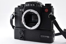 [Top MINT] Leica R-E RE Black SLR Film Camera w/ Motor Drive R4 From JAPAN picture