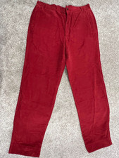 VINTAGE Dolce Gabbana Pants Womens Red IT 36 High Rise US 6 M 29 Trousers Y2k picture