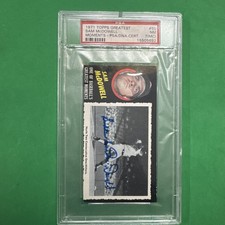 1971 TOPPS GREATESTSAM McDOWELLMOMENTS #50 - PSA/DNA CERT 7 NM picture