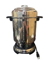 Delonghi LARGE Coffee Maker Urn Percolator 60 Cup Stainless Steel DCU62 Electric picture