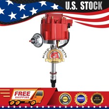 Red Racing HEI Distributor w/ 65K Coil 7500RPM for Chevy V8 SBC BBC 350 454 GM08 picture