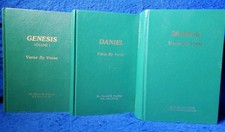 Harold B Sightler Verse Lot 3 Genesis Daniel Matthew HC 1987-1988 & 1993 picture