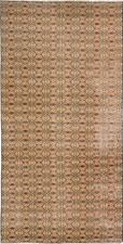 Traditional Vintage Hand-Knotted Area Rug 4'10