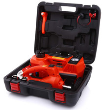 Kit Gato Hidráulico Eléctrico 5T 12V con Compresor LED y Llave Impacto picture
